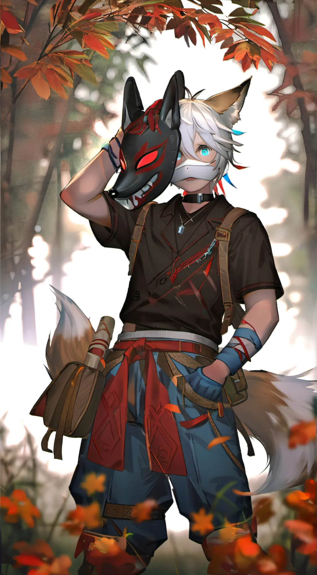 ai character: zen background