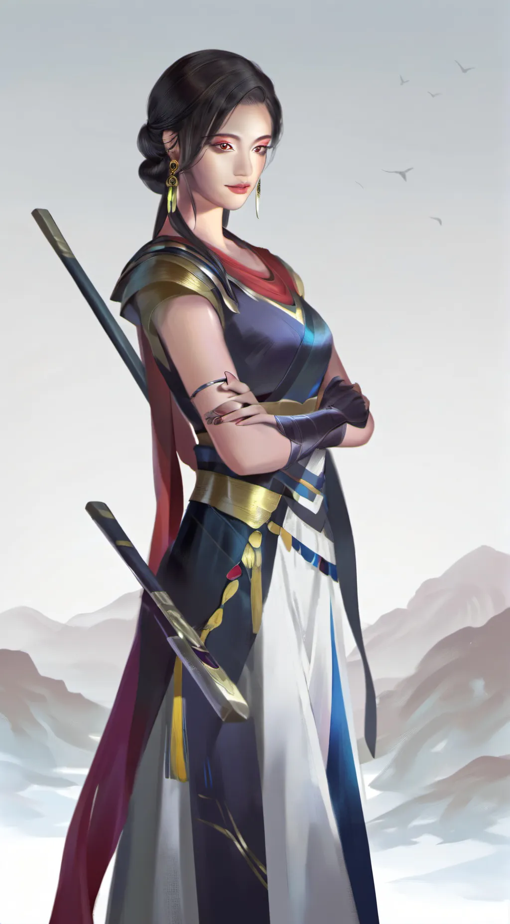 ai character: ella background