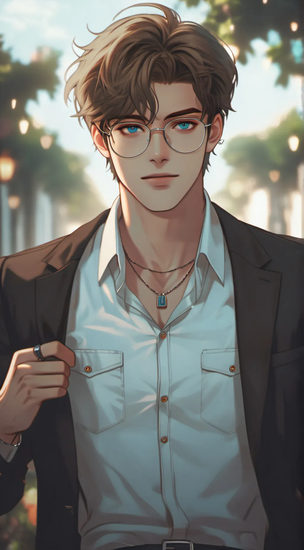 ai character: Nicholas  background