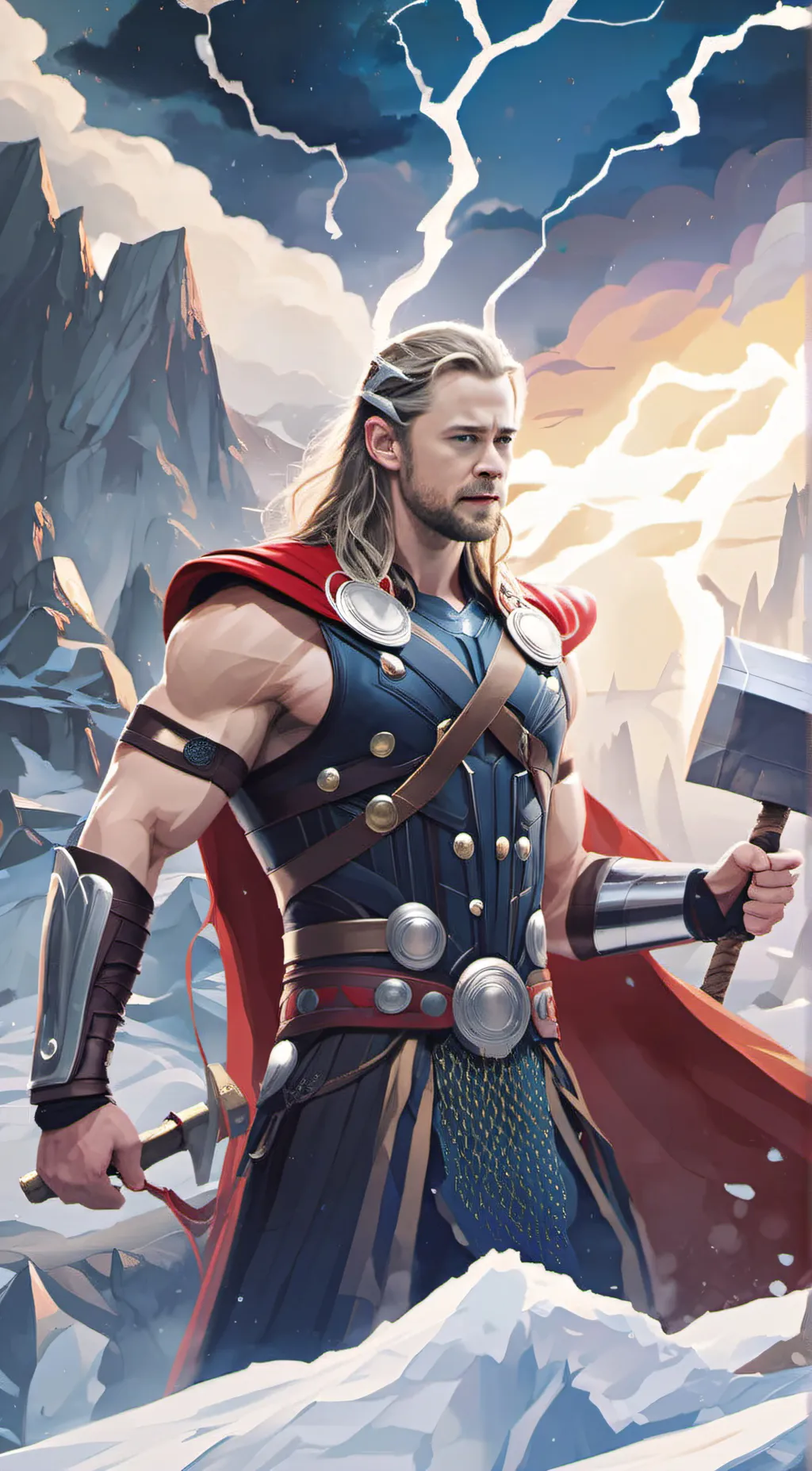 ai character: Thor background