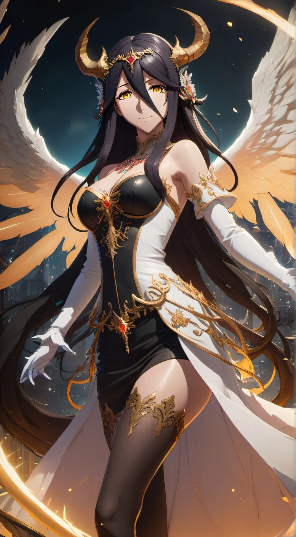ai character: overlord plus background