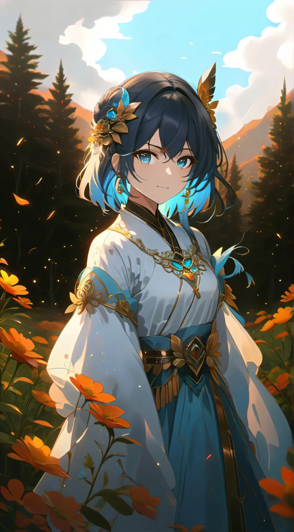 ai character: Silvermist  background