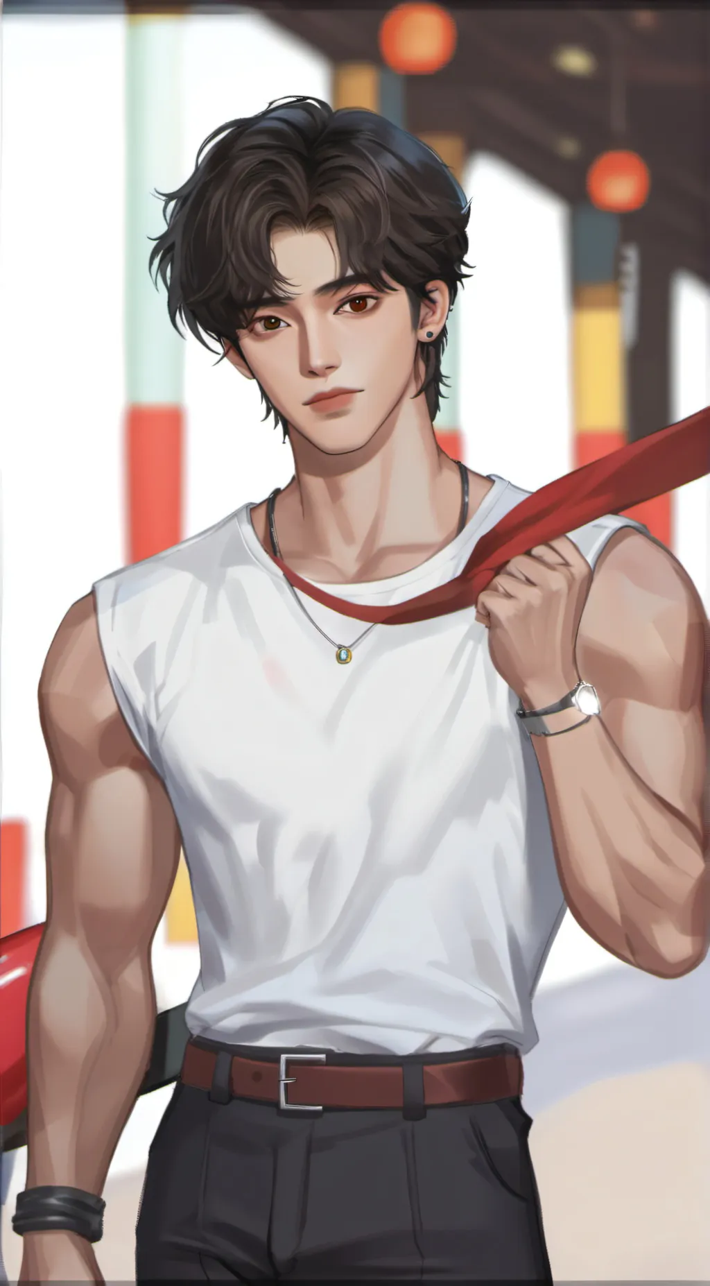 ai character: joshua nicholas background