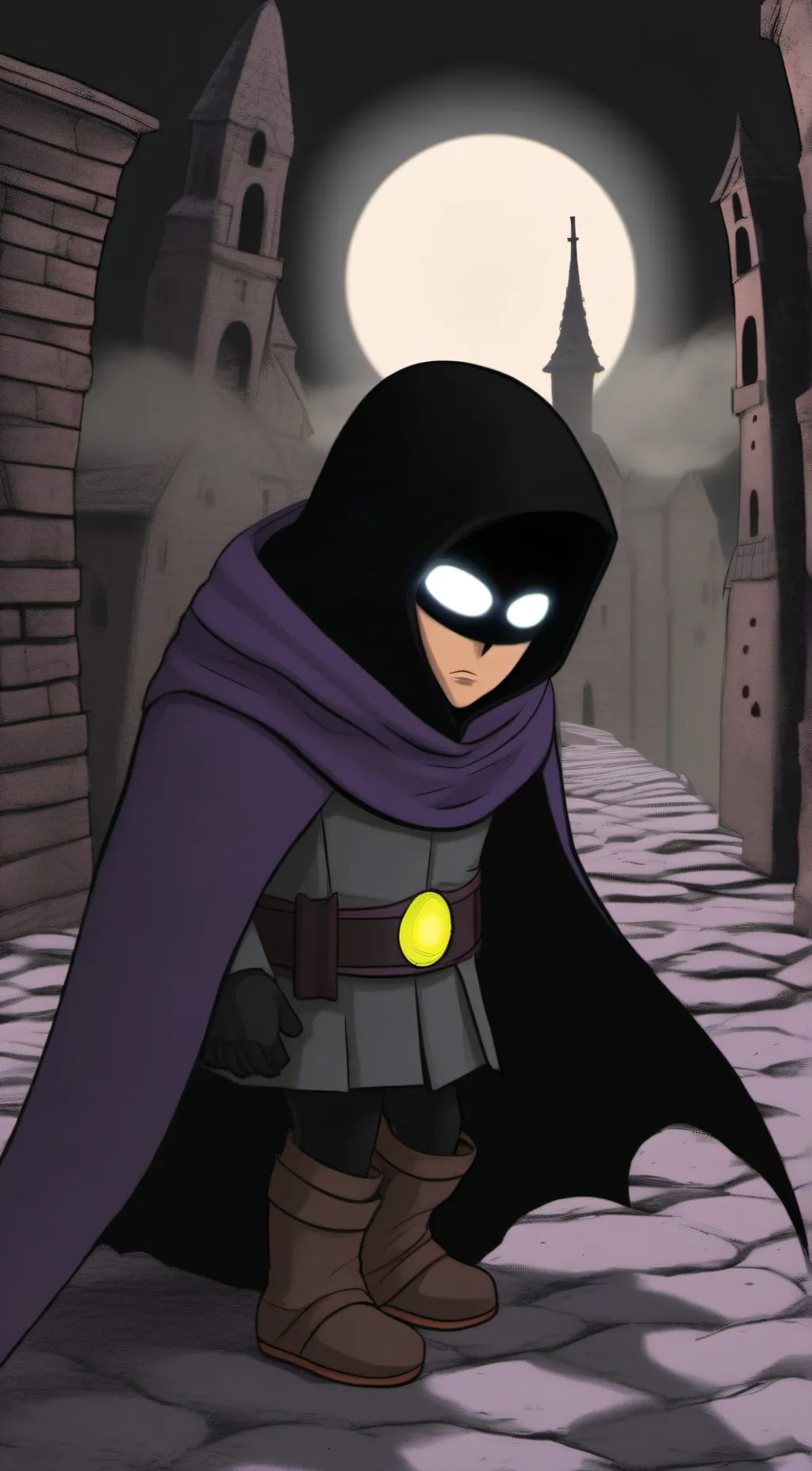 ai character: mysterion  background