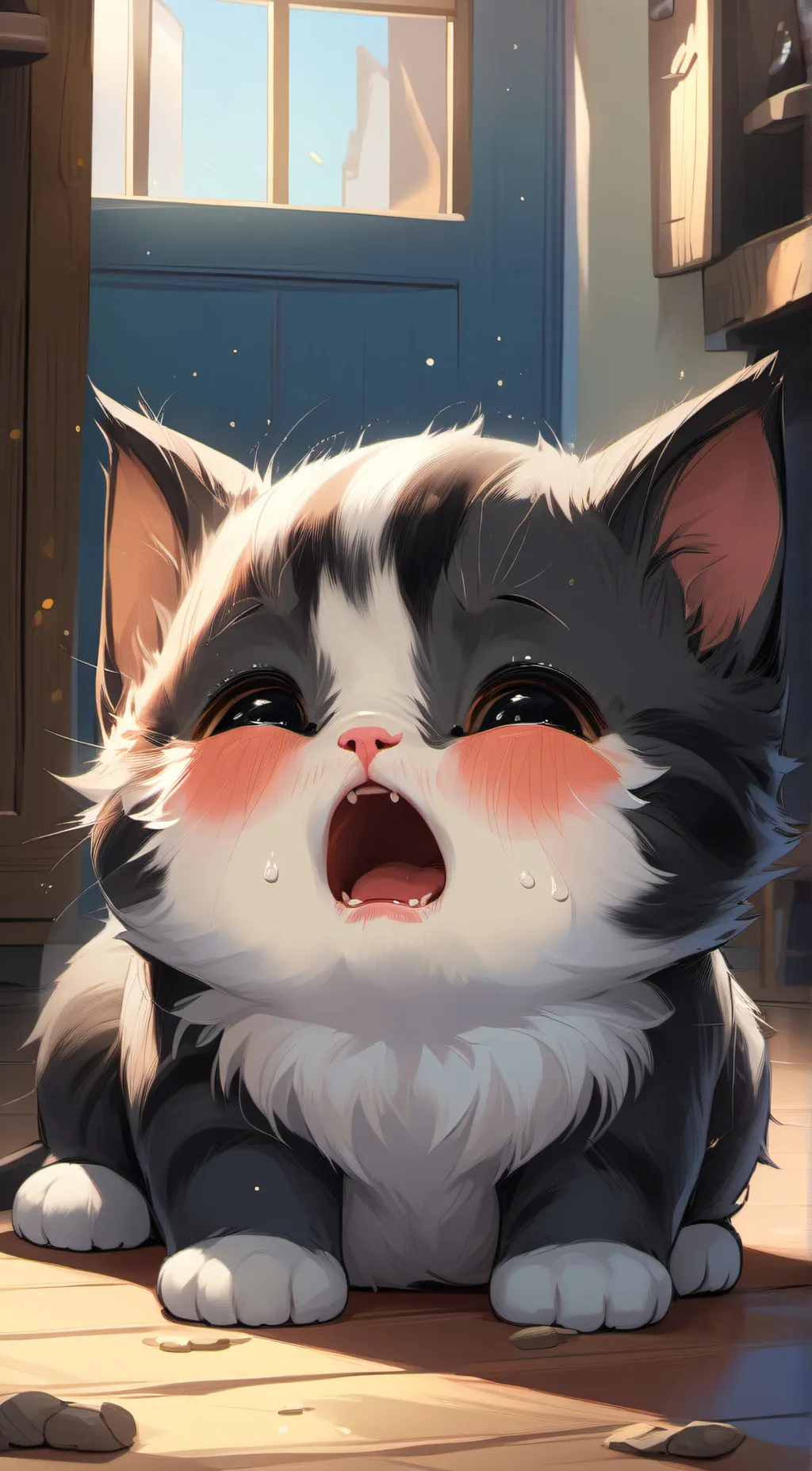 ai character: chubby background