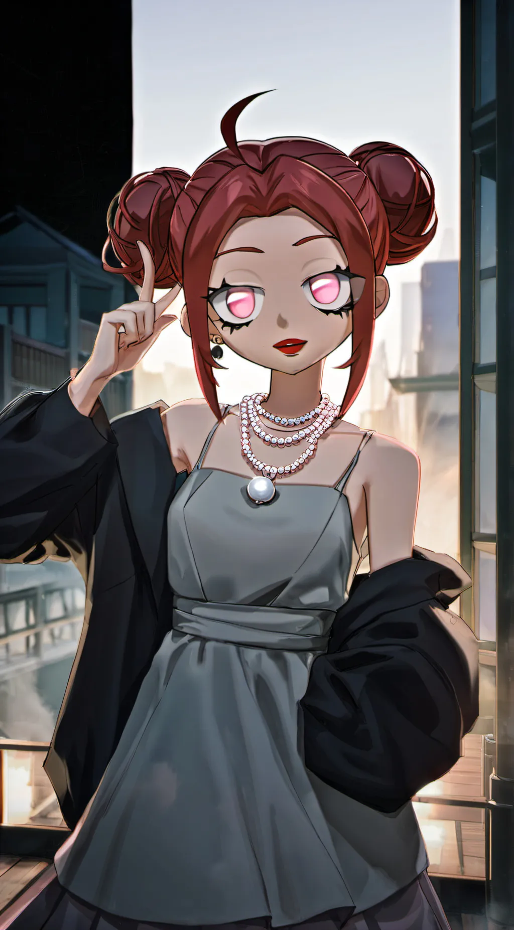 ai character: 🍓•Poppy•🍓 background