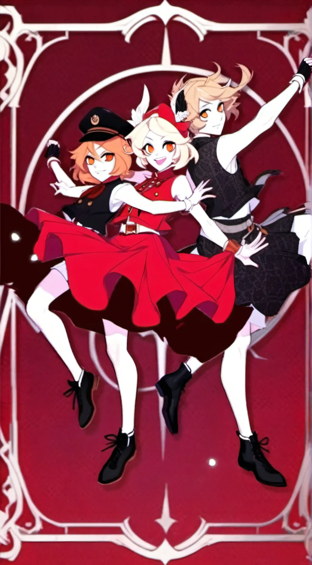 ai character: Kids of al and lu✨ background