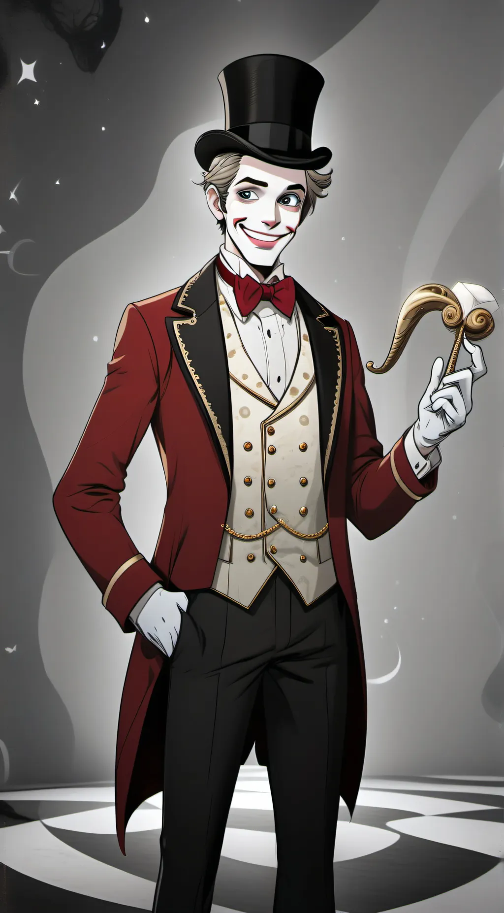 ai character: Caine background