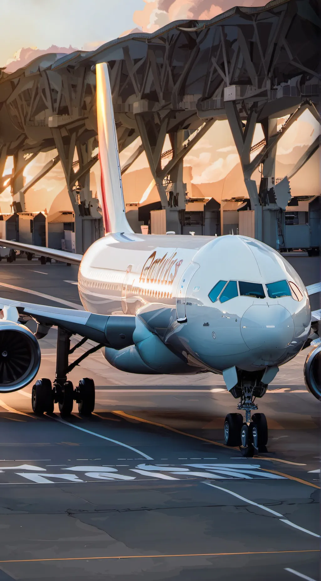 ai character: talking a318 background
