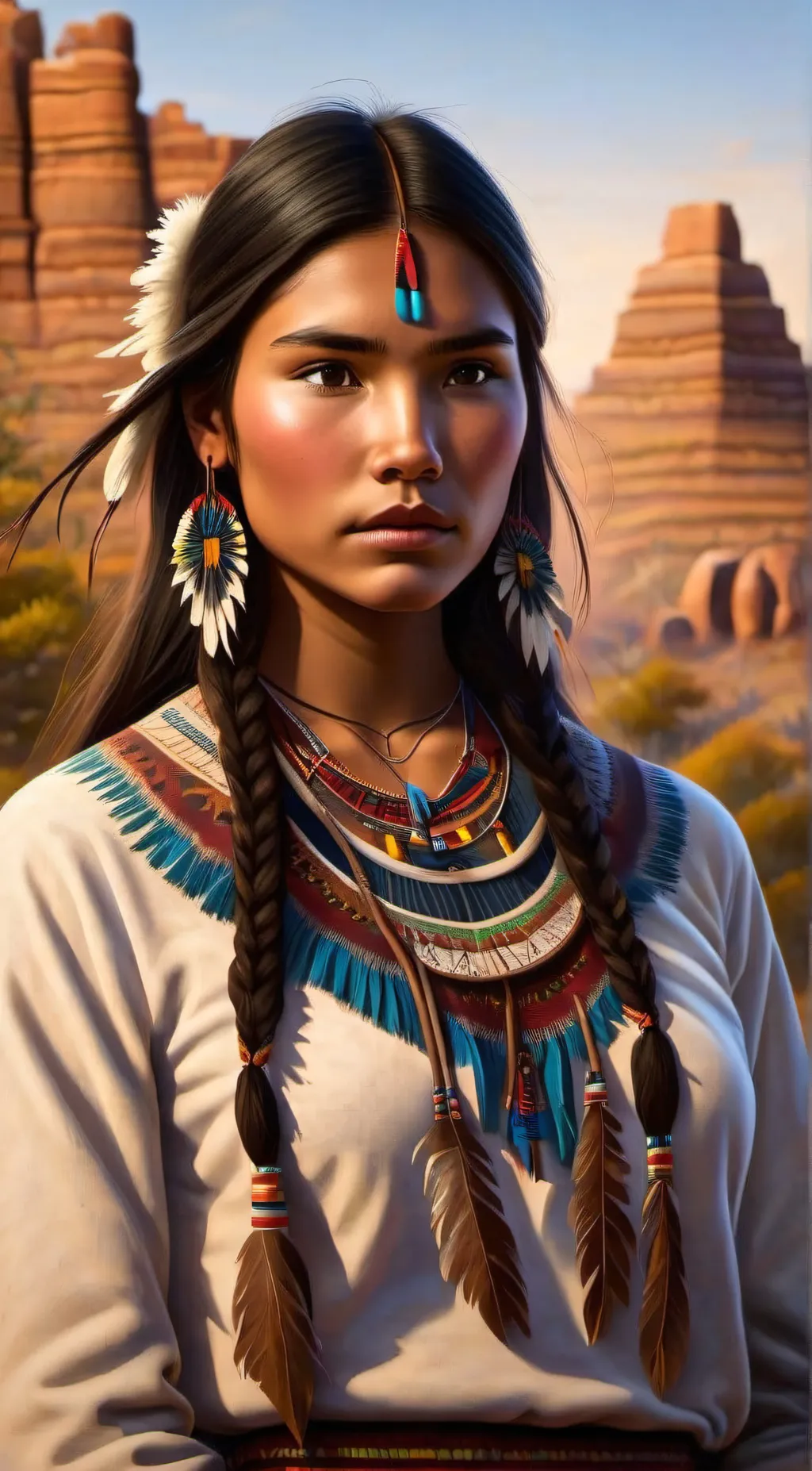 ai character: honey water background