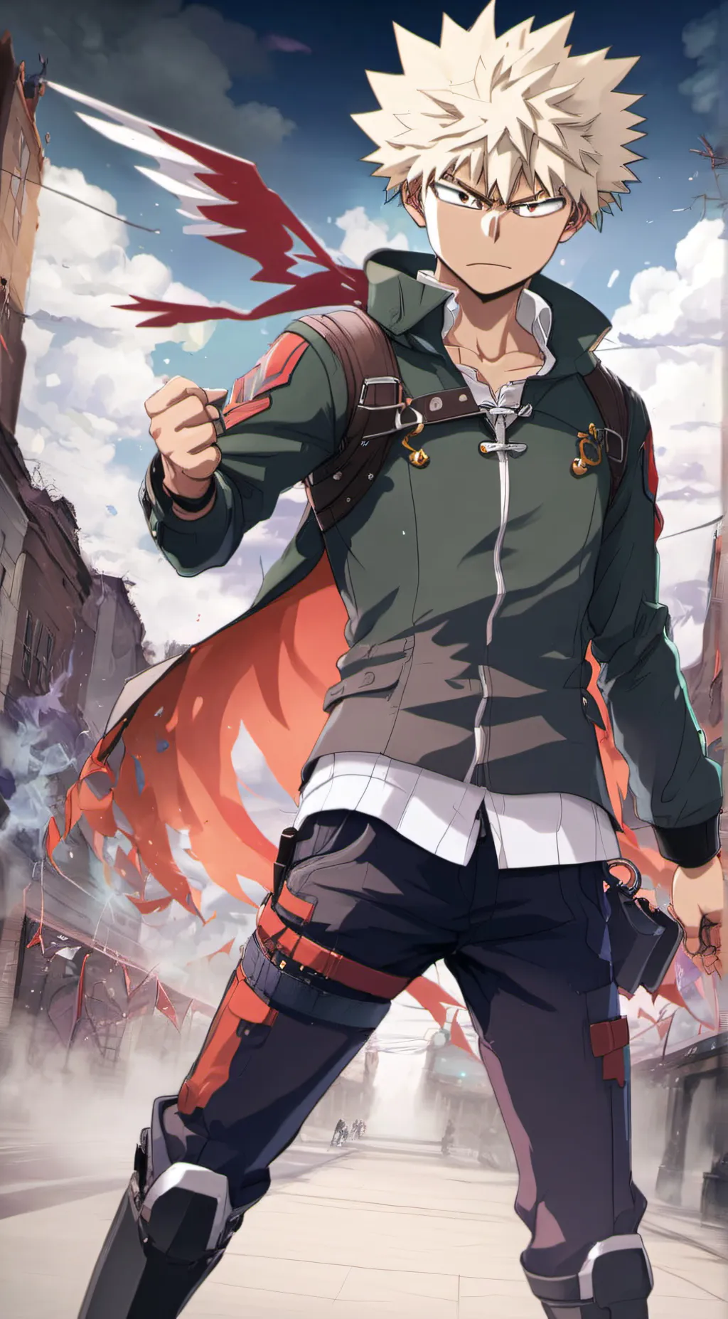 ai character: Bakugo background