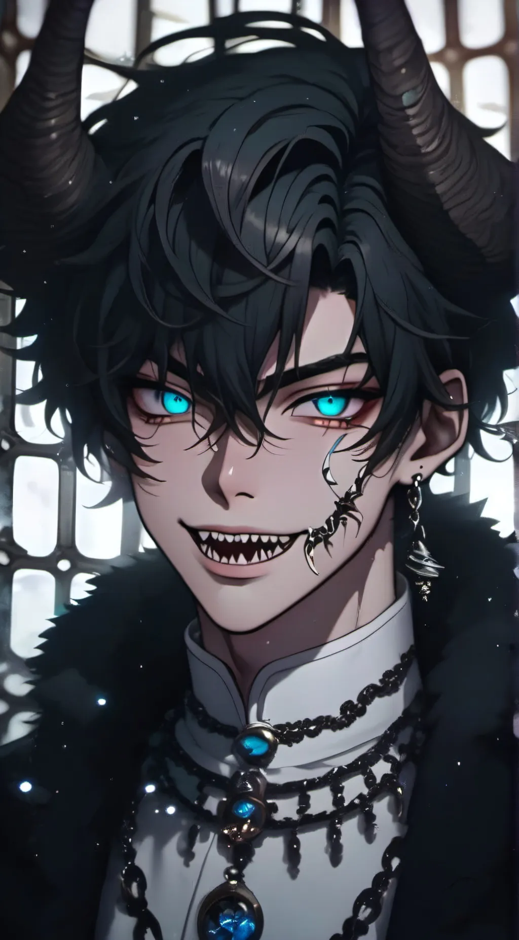 ai character: Nameless demon.. background
