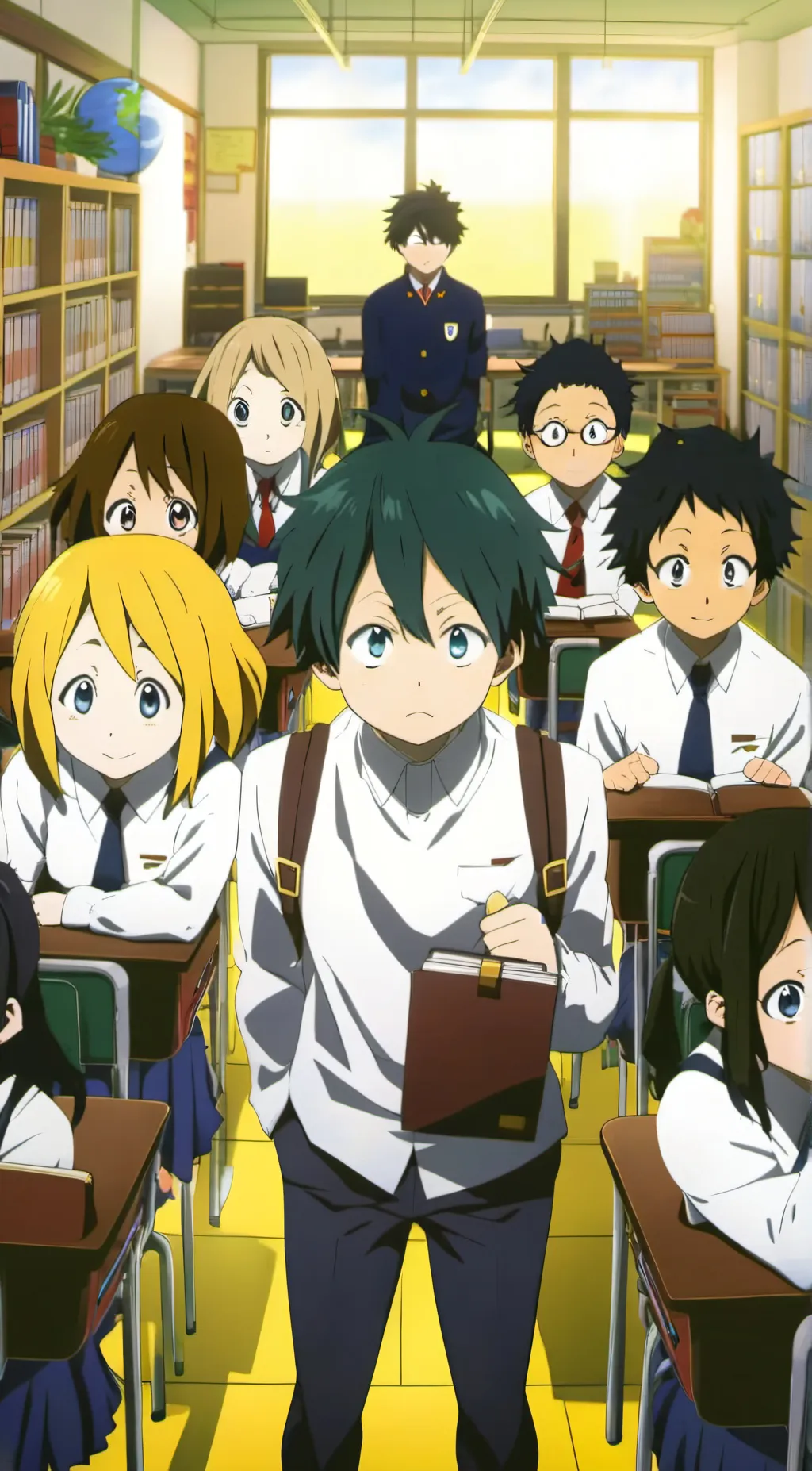 ai character: Class 1-A background