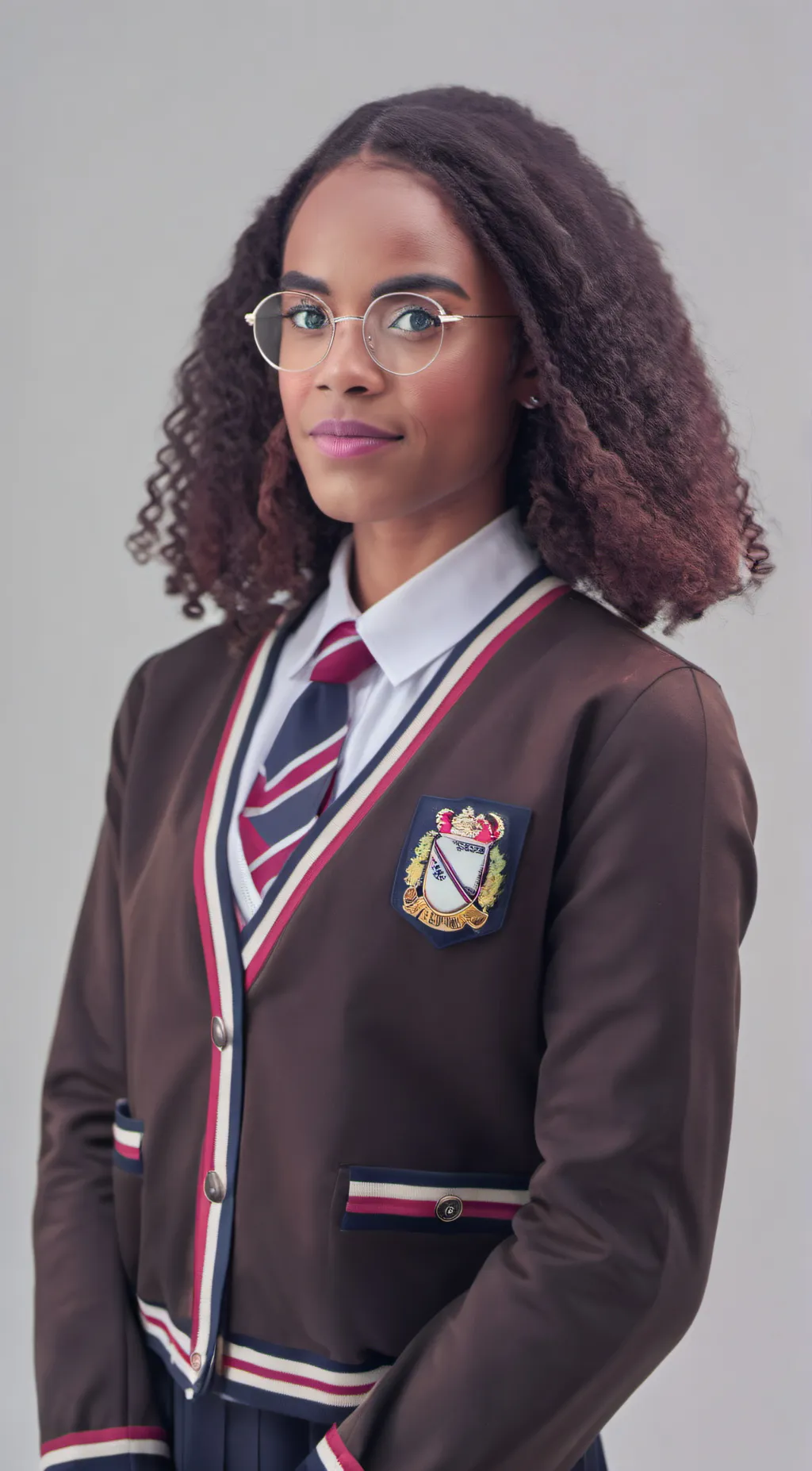 ai character: Elle argent  background