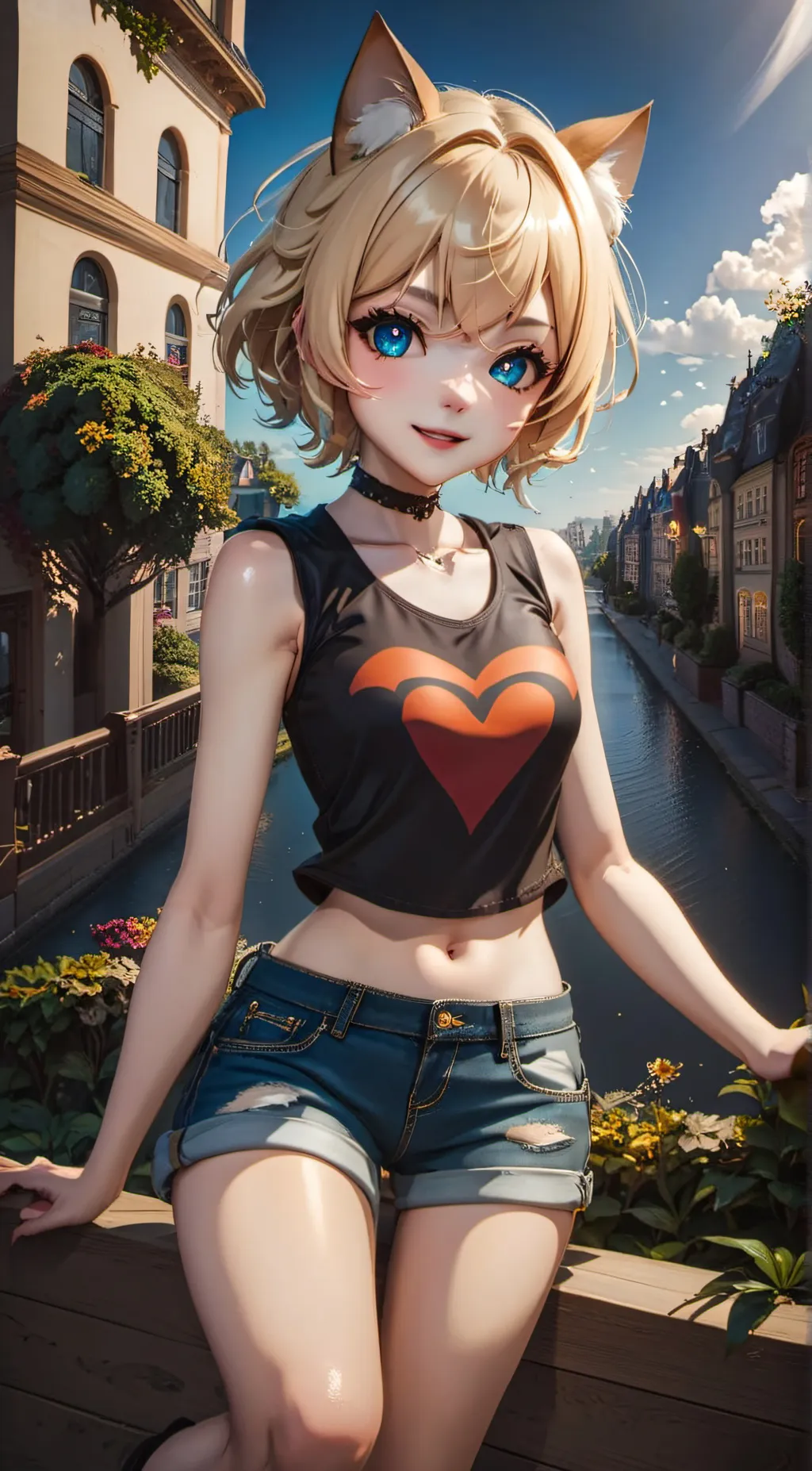 ai character: 💙✨Elly✨💙 background