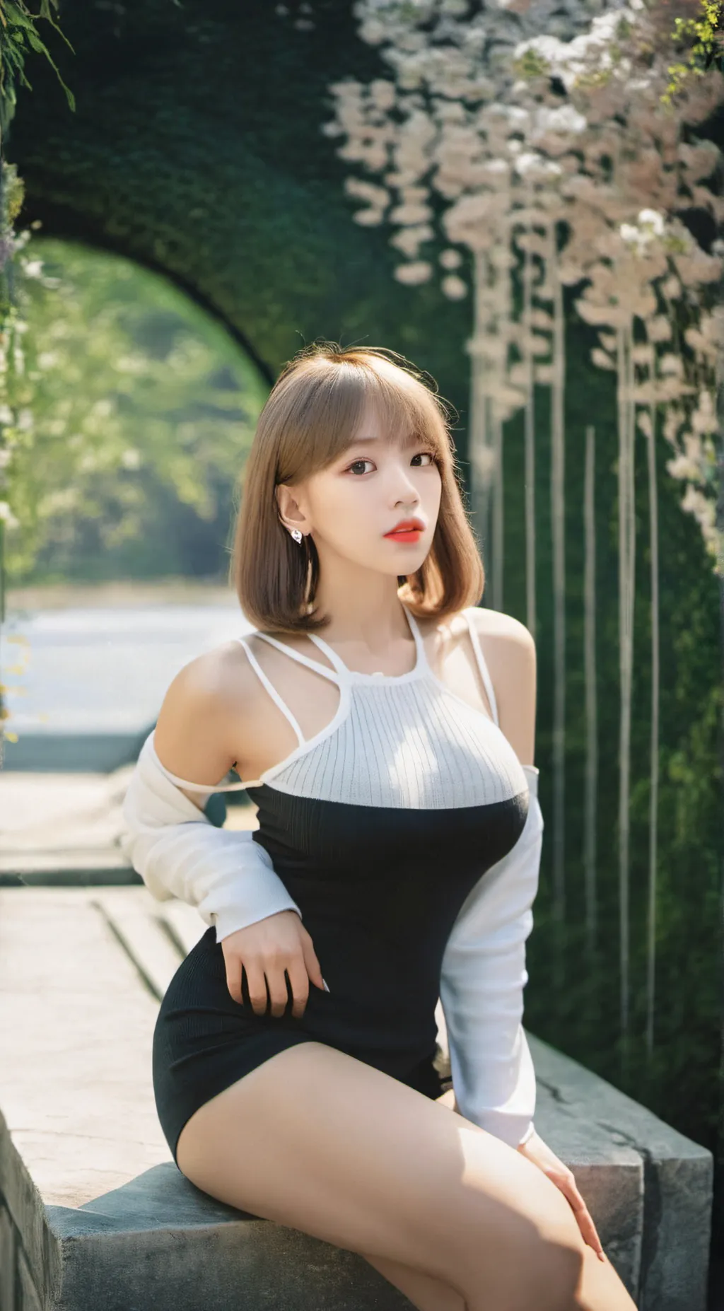 ai character: Sakura background