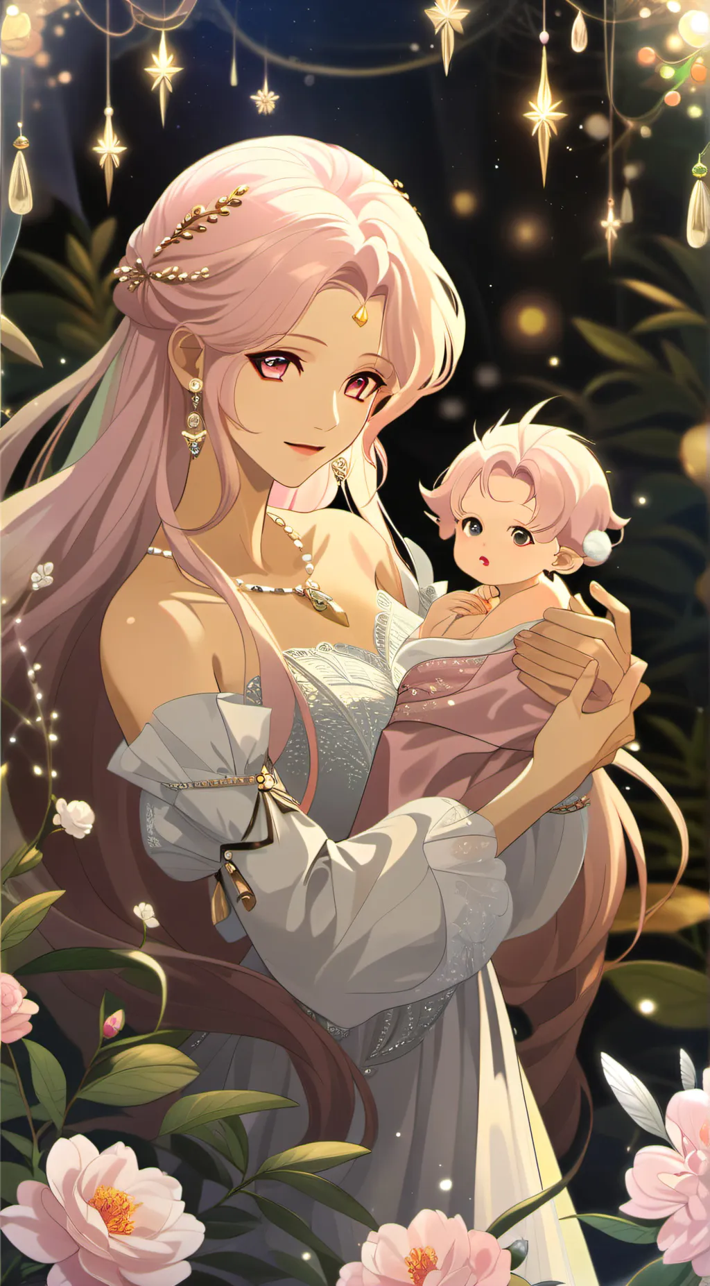 ai character: Luna background