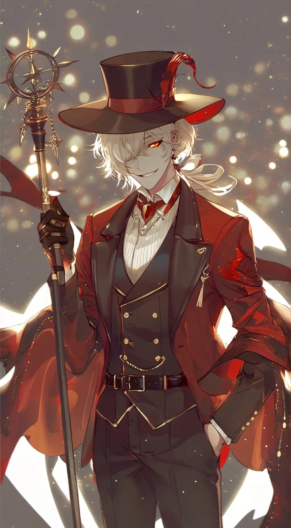 ai character: The Smiling Demon background