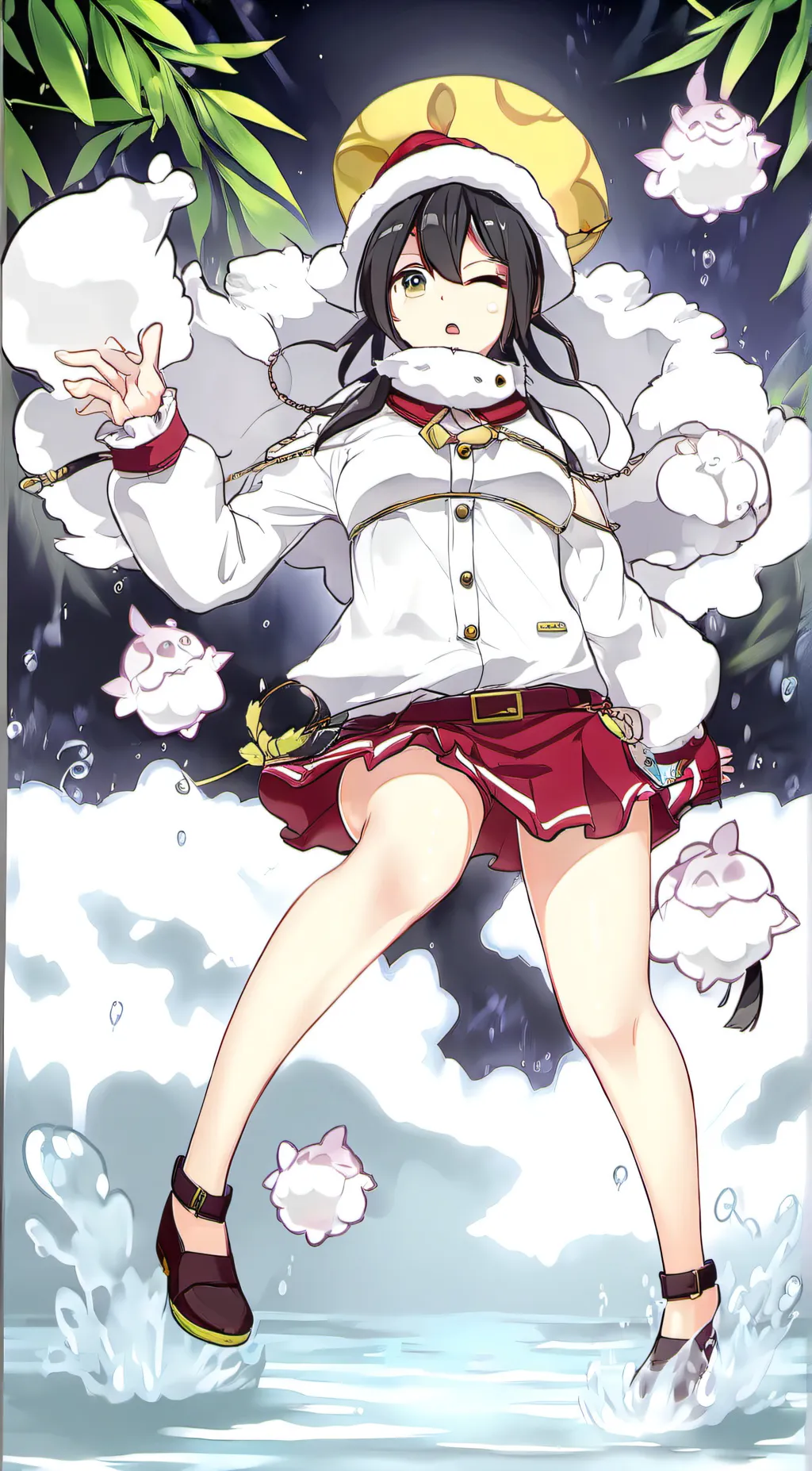 ai character: pee flood! background
