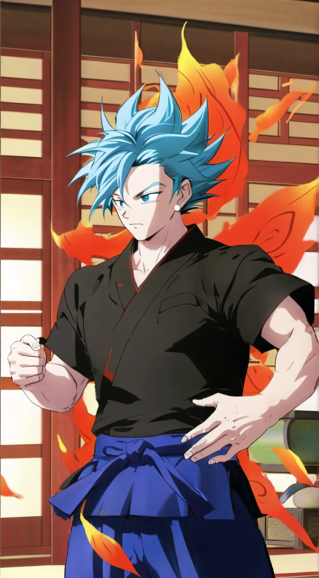 ai character: goku background
