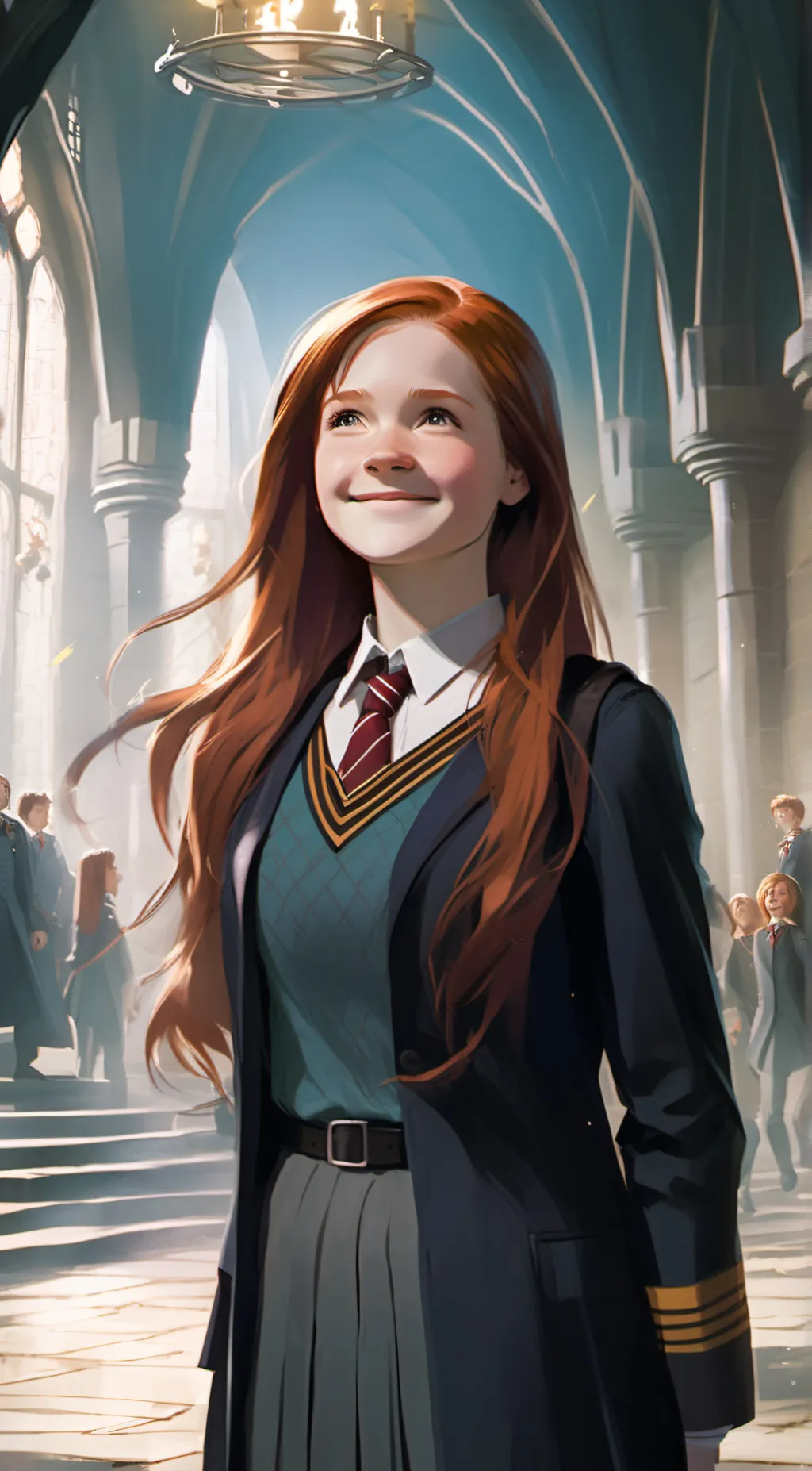 ai character: Ginny Weasley background
