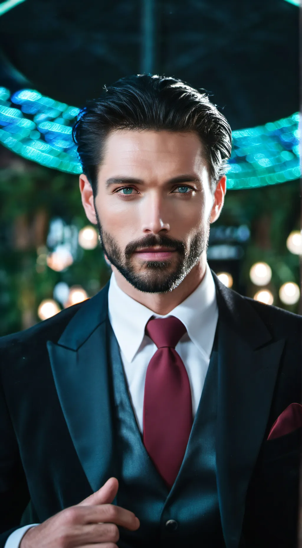 ai character: Leon background