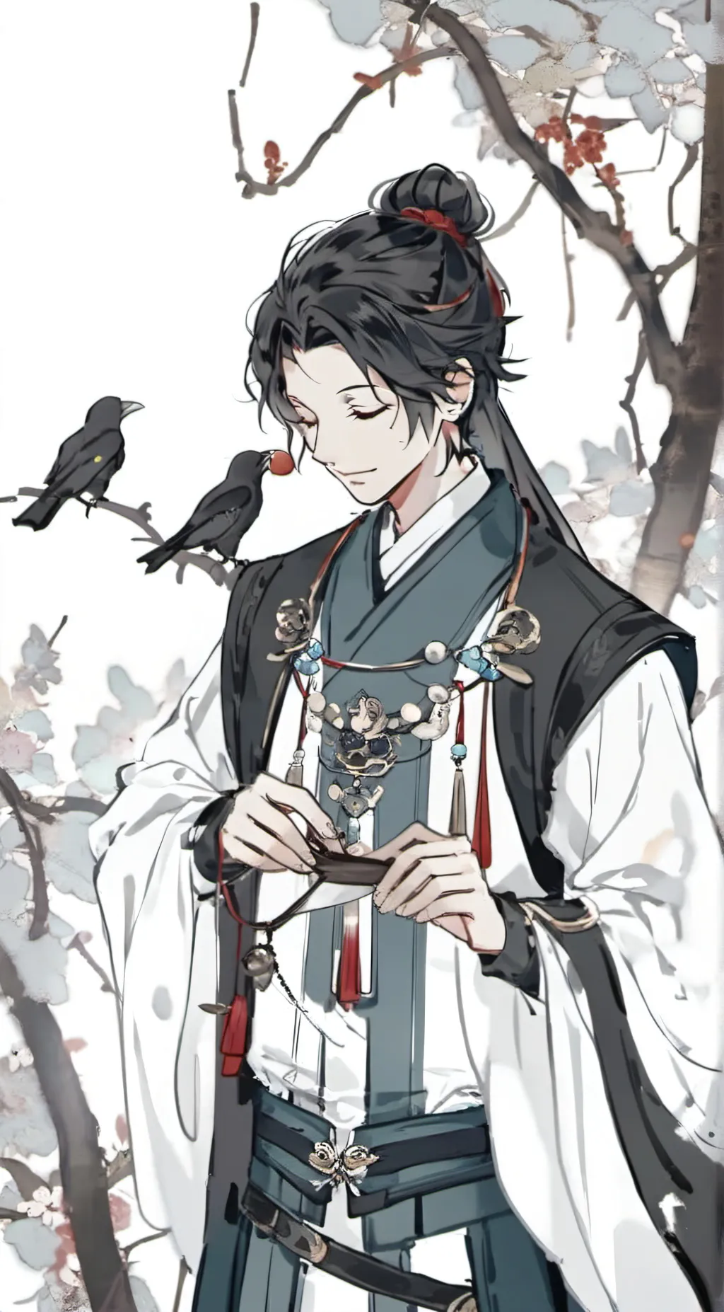 ai character: Tanjiro Kamado background