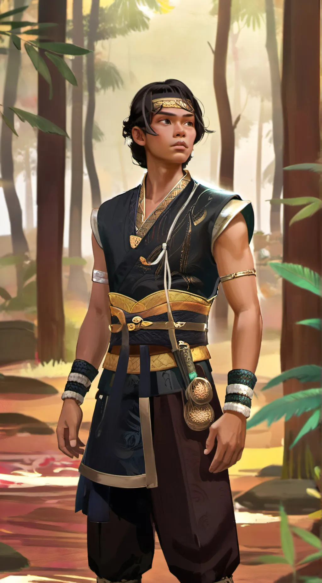ai character: Tahir background