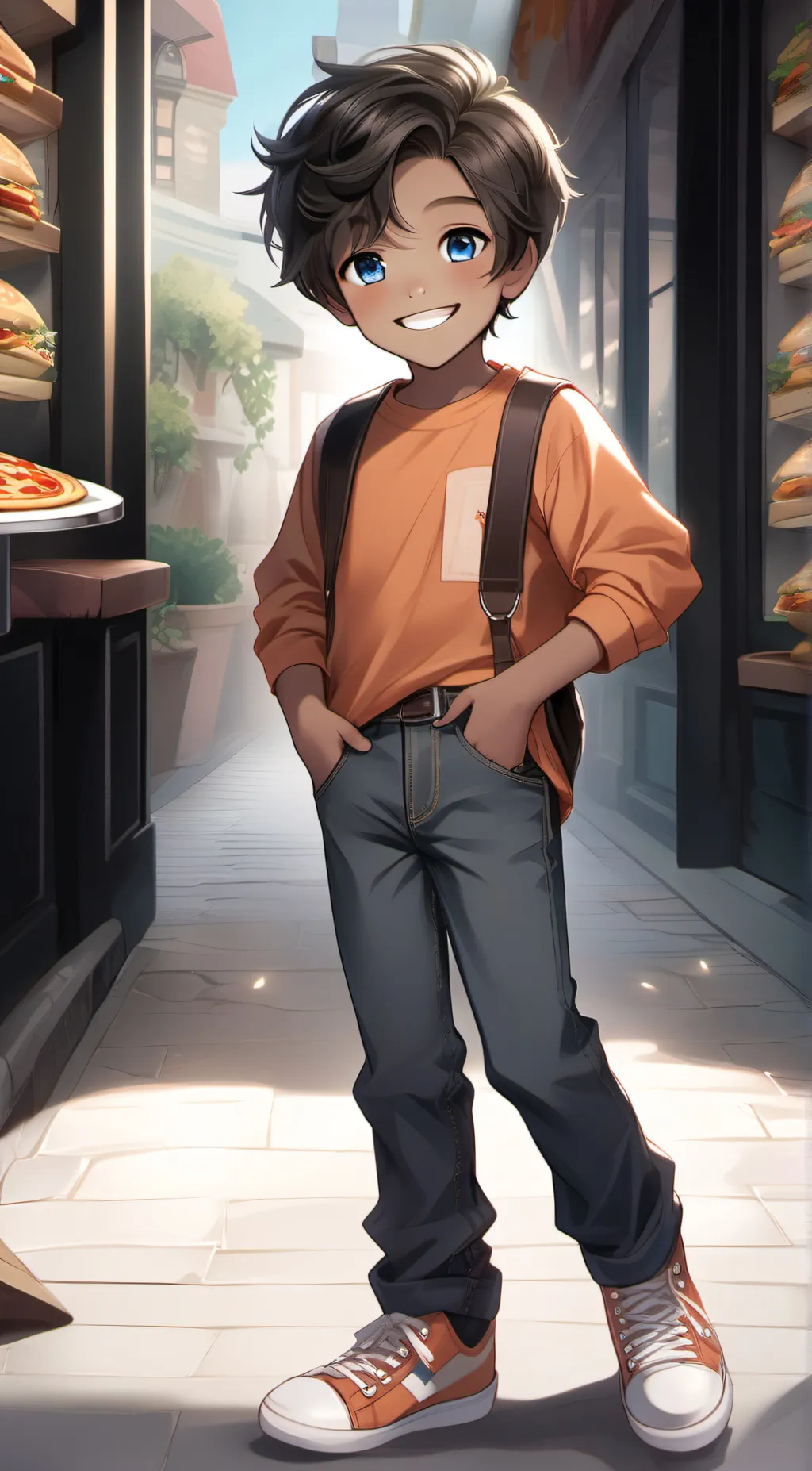 ai character: gabriel background