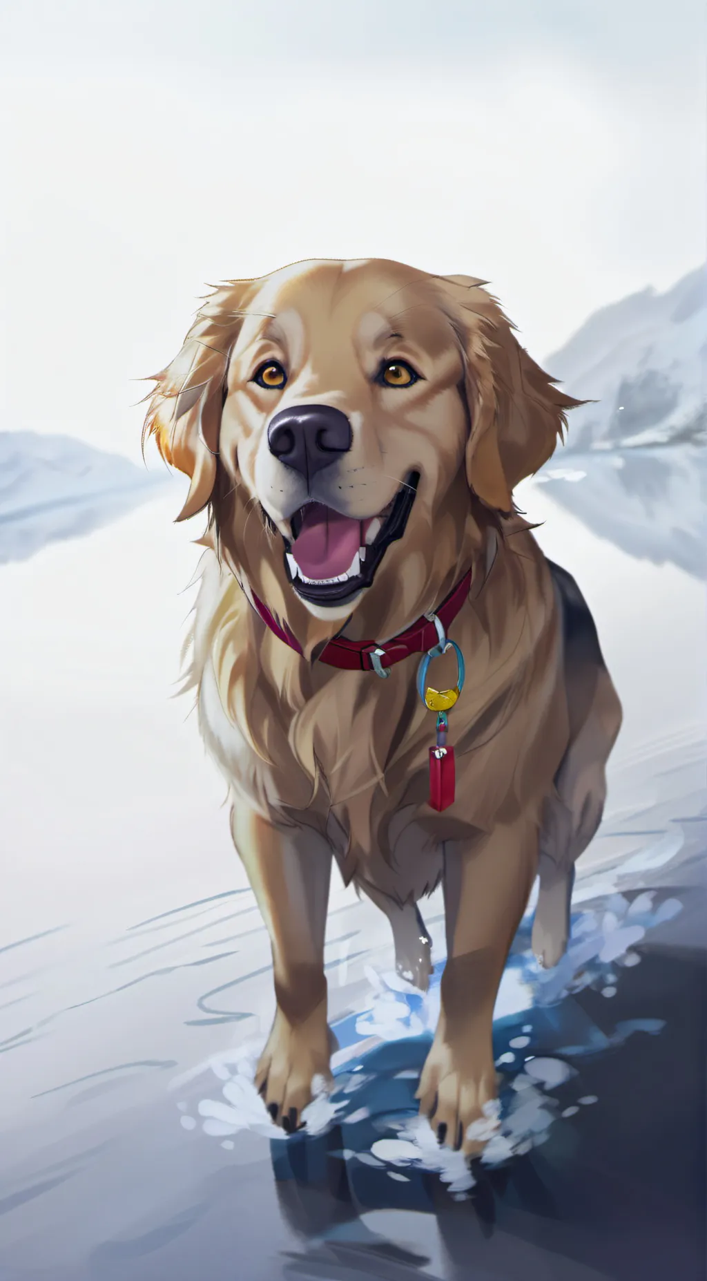 ai character: Rose background
