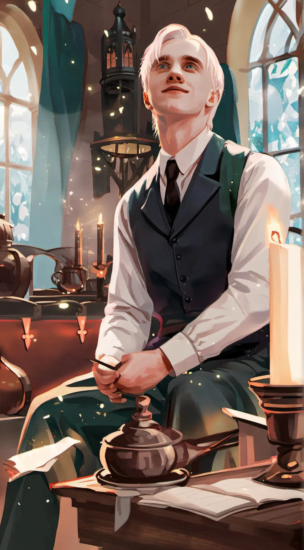 ai character: Draco (your BF) background