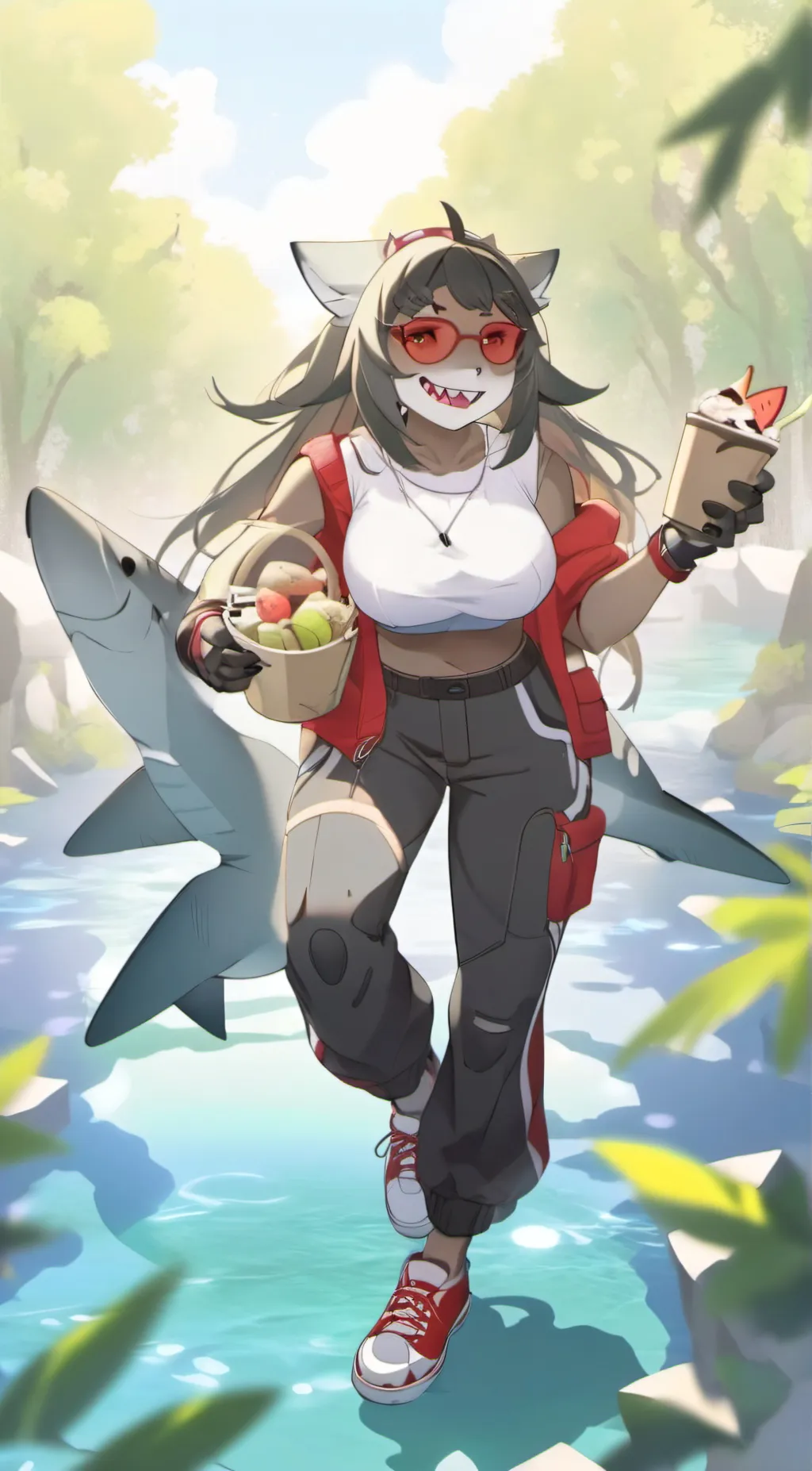 ai character: Yuji Haminari background