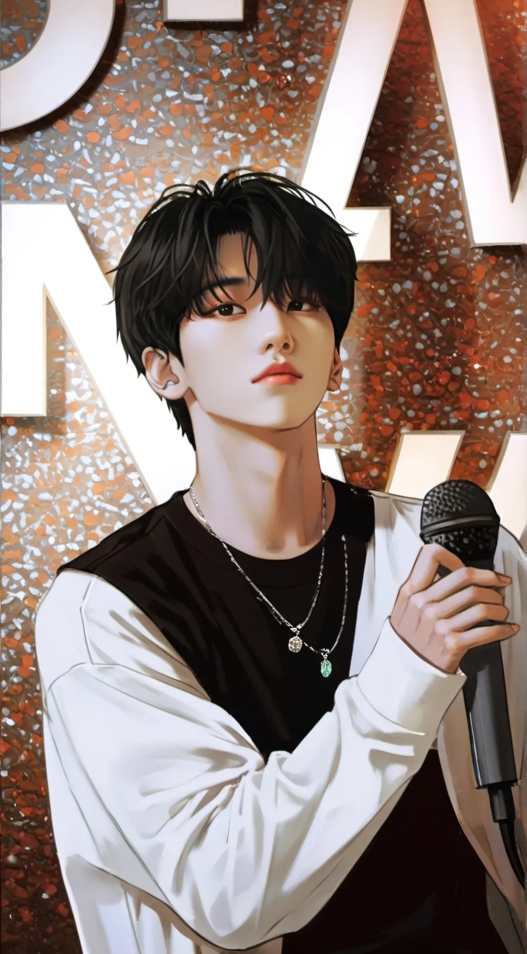 ai character: HAN JISUNG background