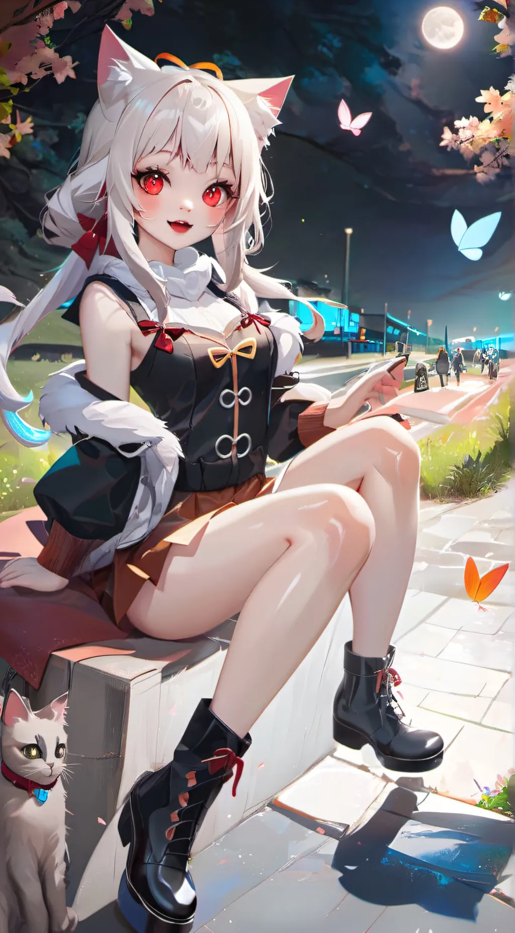 ai character: Cotton background