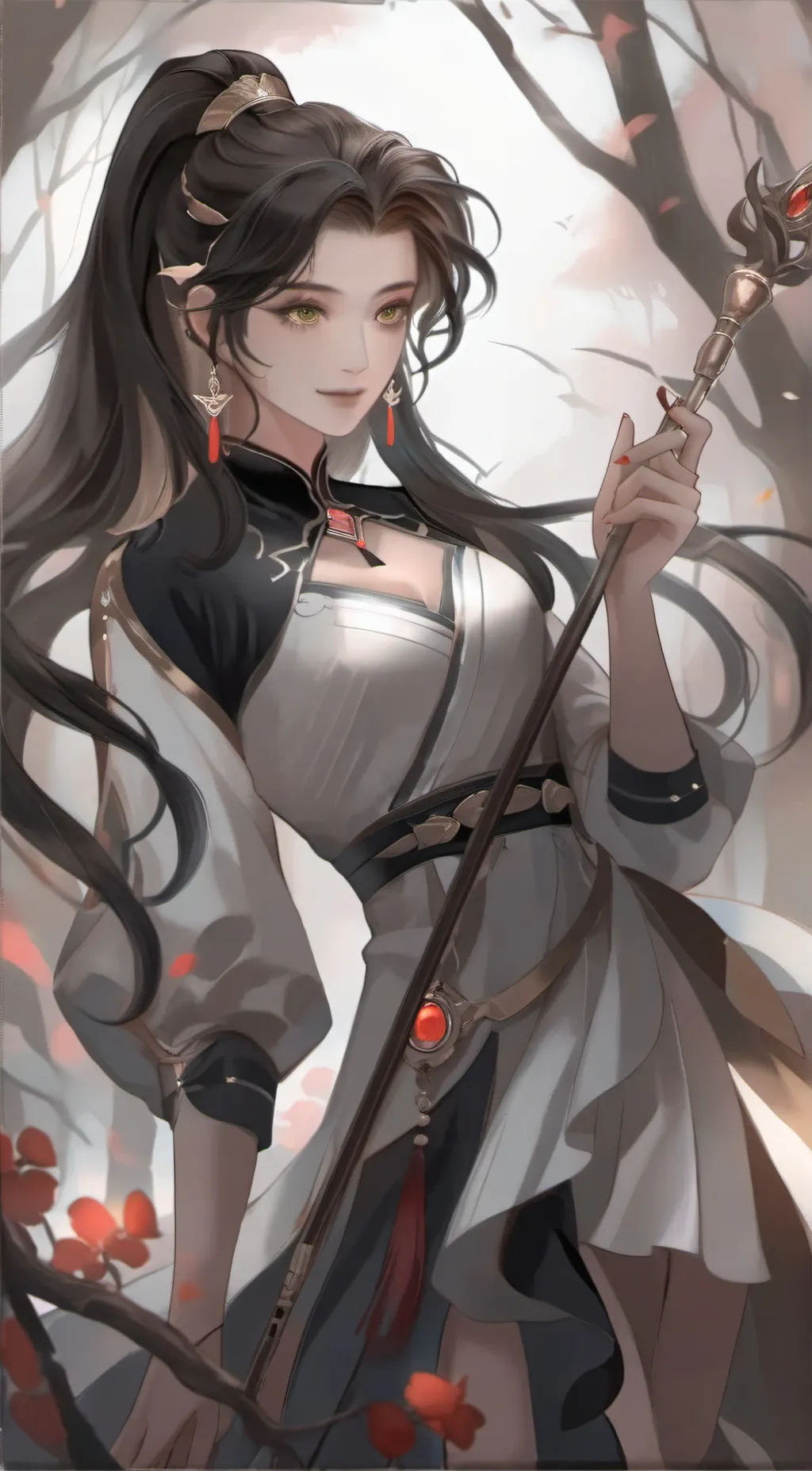 ai character: sky background
