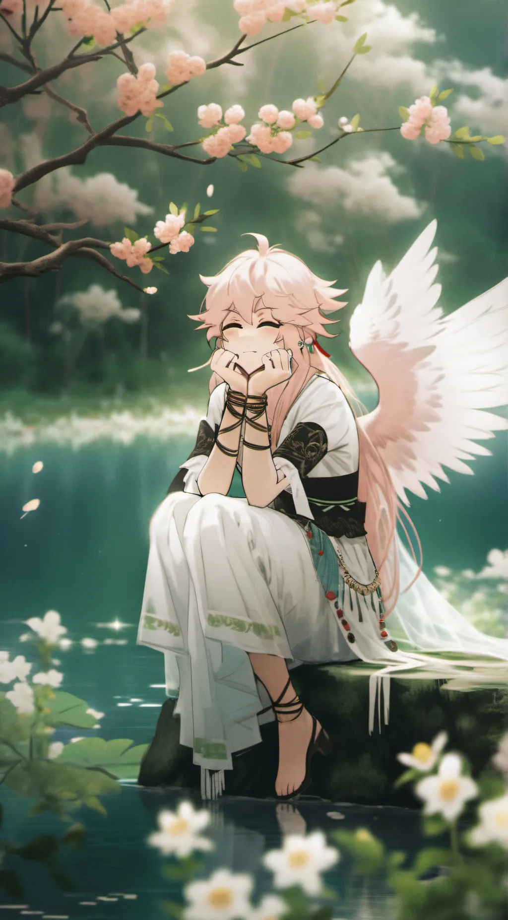 ai character: princess Yae Miko  background