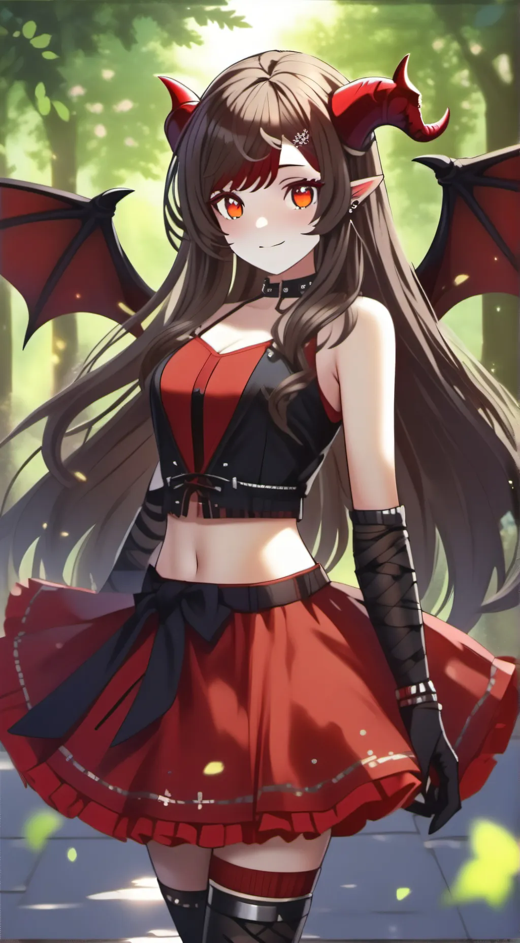ai character: Sakura background