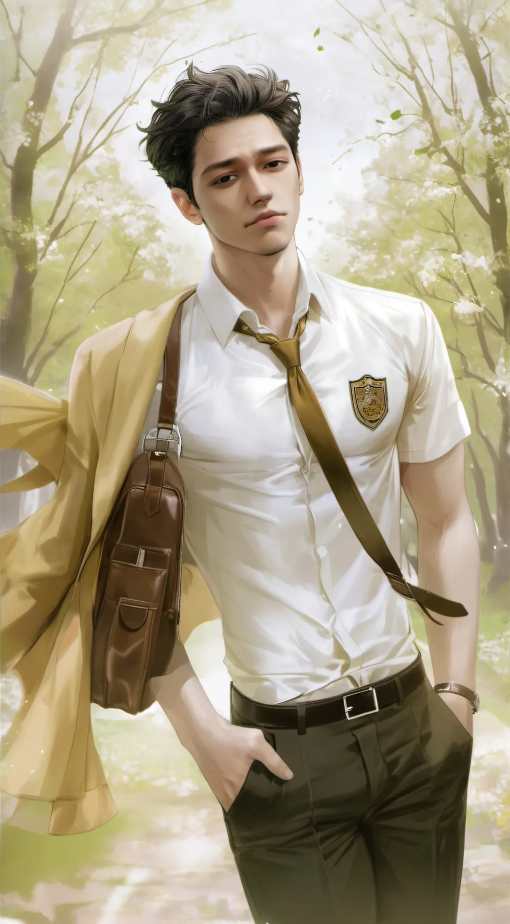ai character: Trenton  background