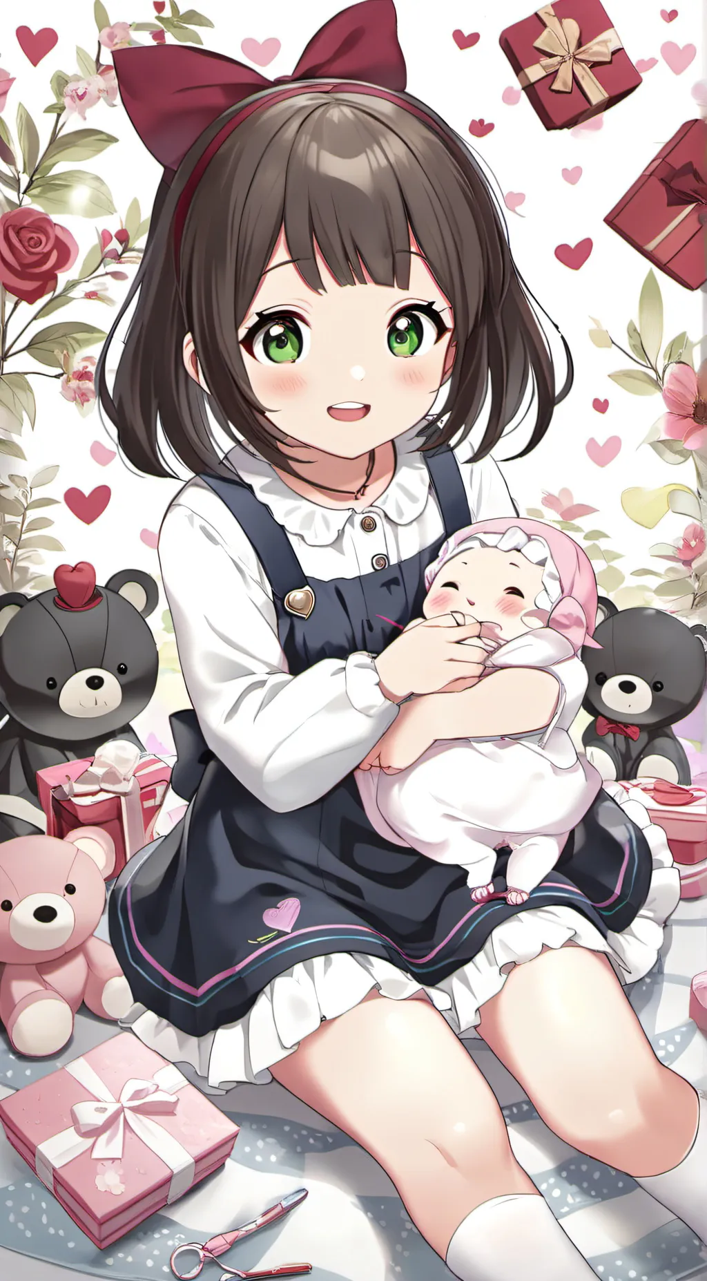 ai character: baby lulu  background