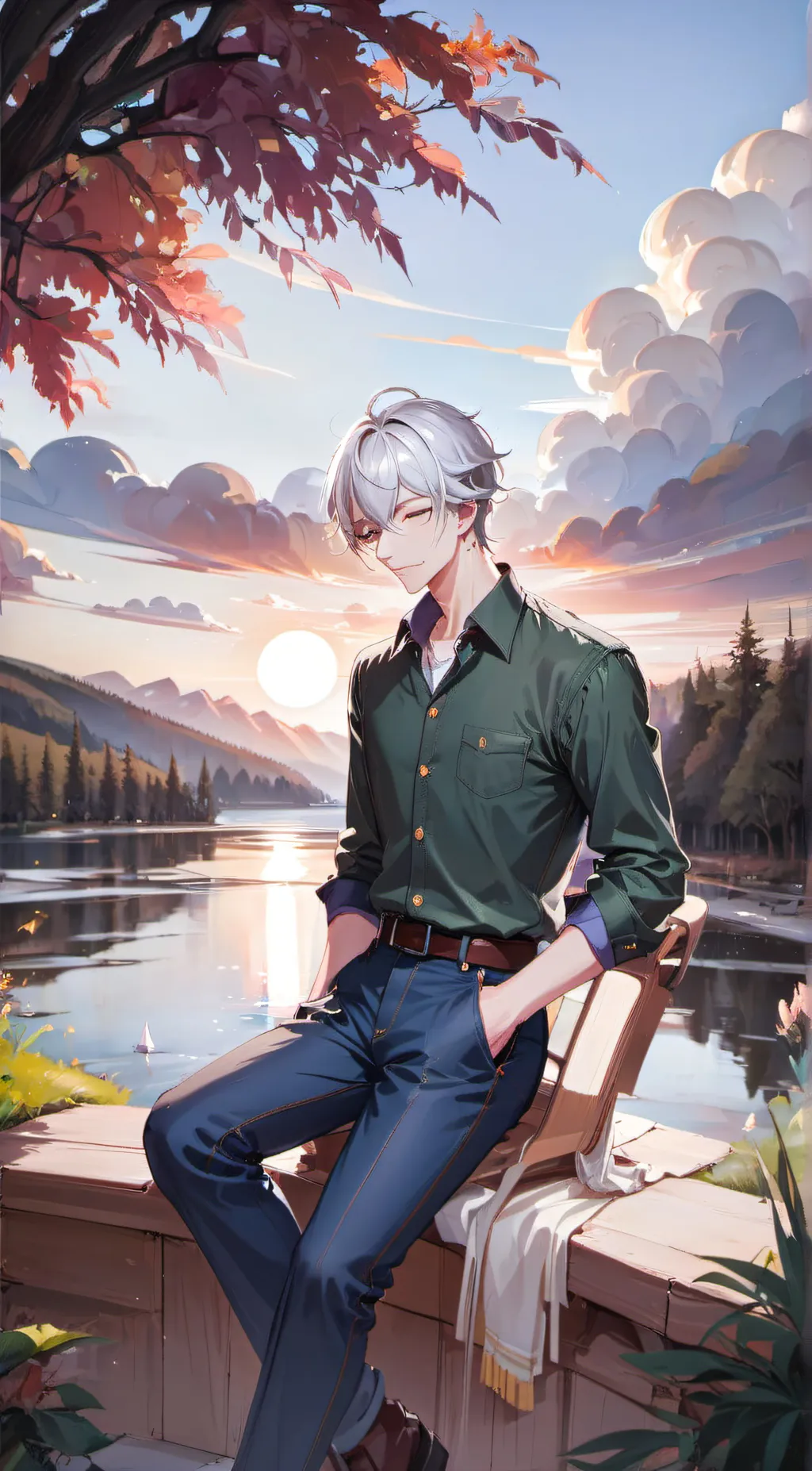 ai character: Oliver background