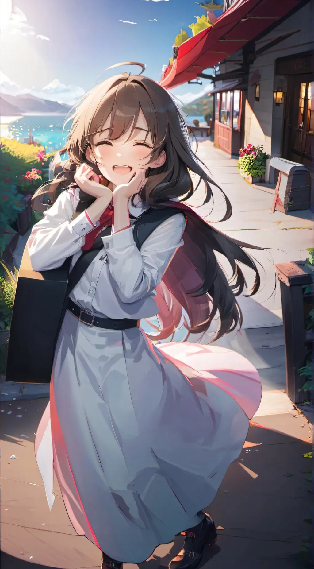 ai character: Bloom background