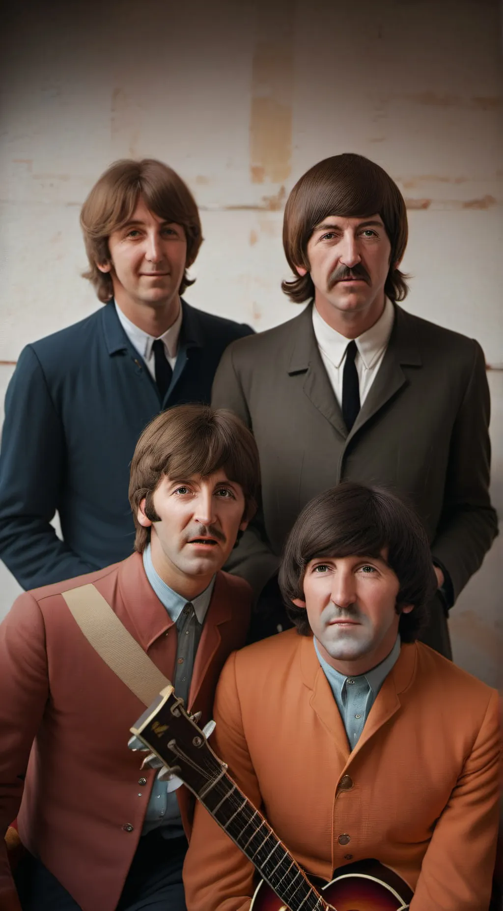 ai character: The Beatles  background
