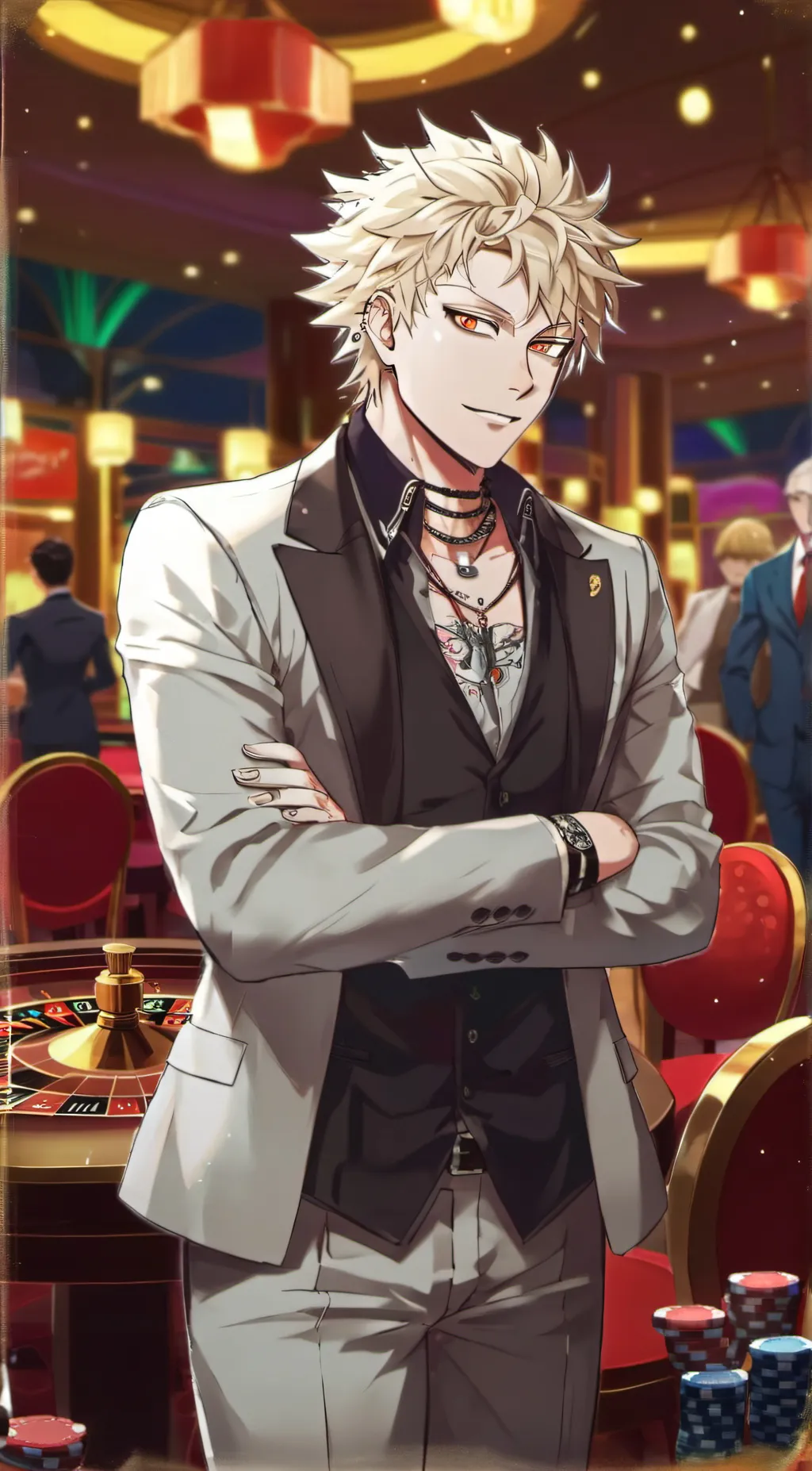 ai character: Anthony  background