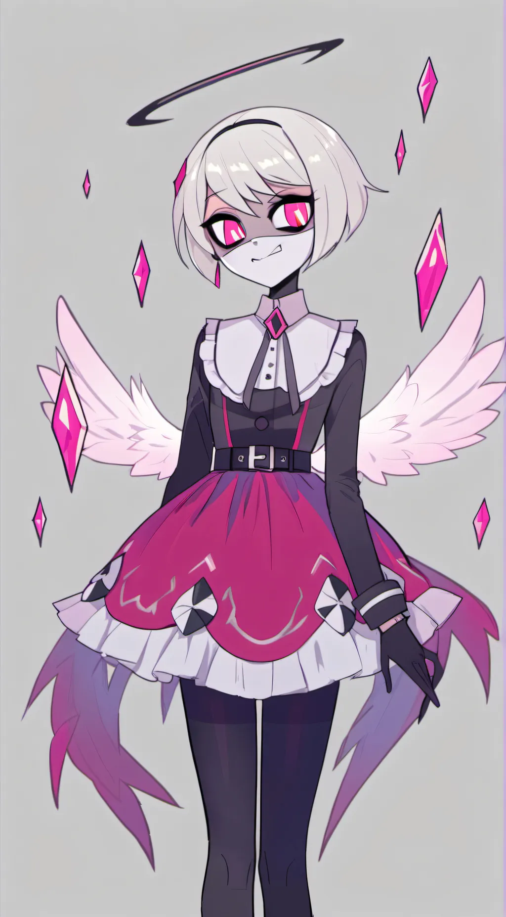 ai character: angel heart background