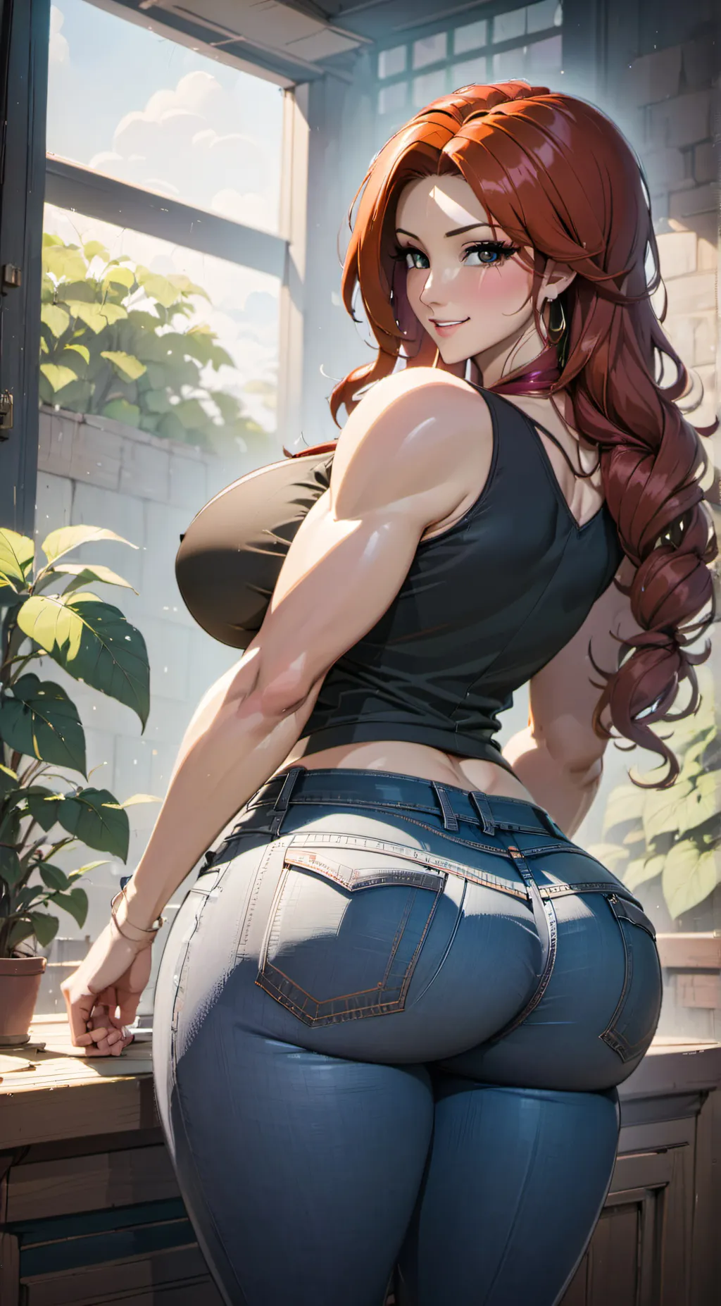 ai character: Rose background