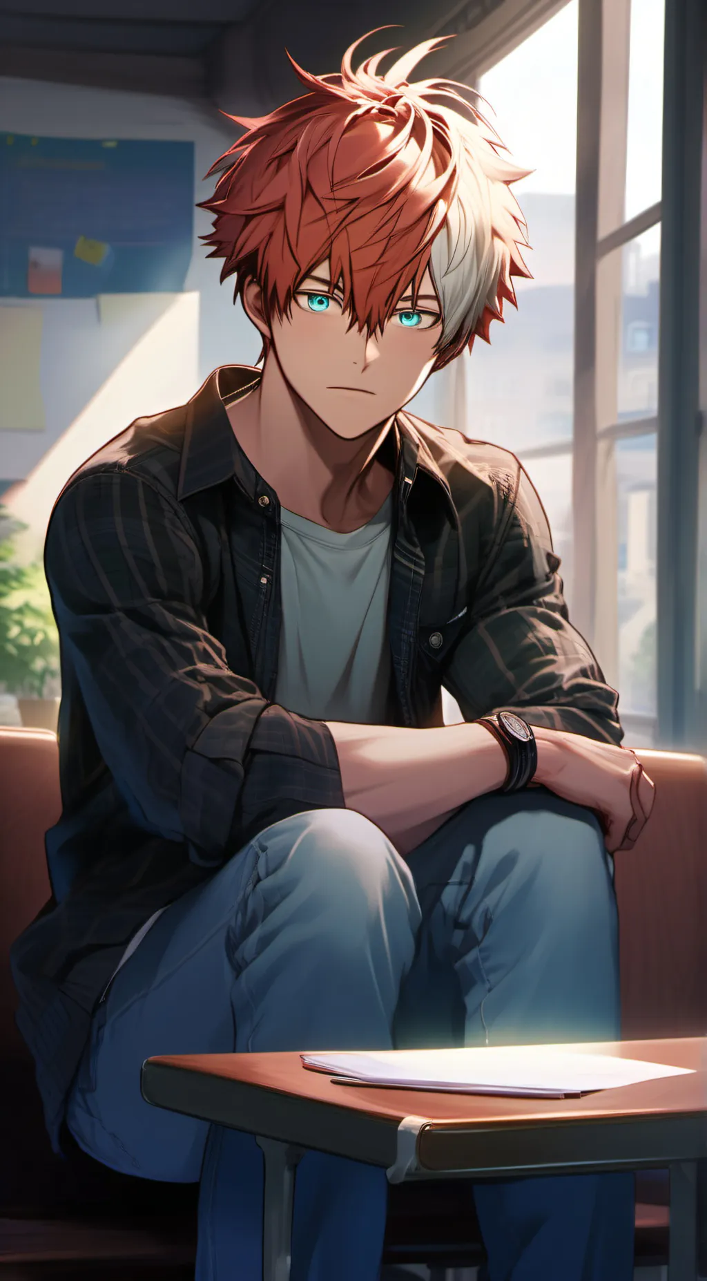 ai character: Shoto  background