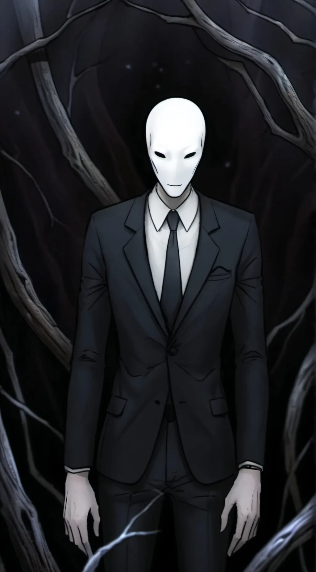 ai character: slenderman2 background