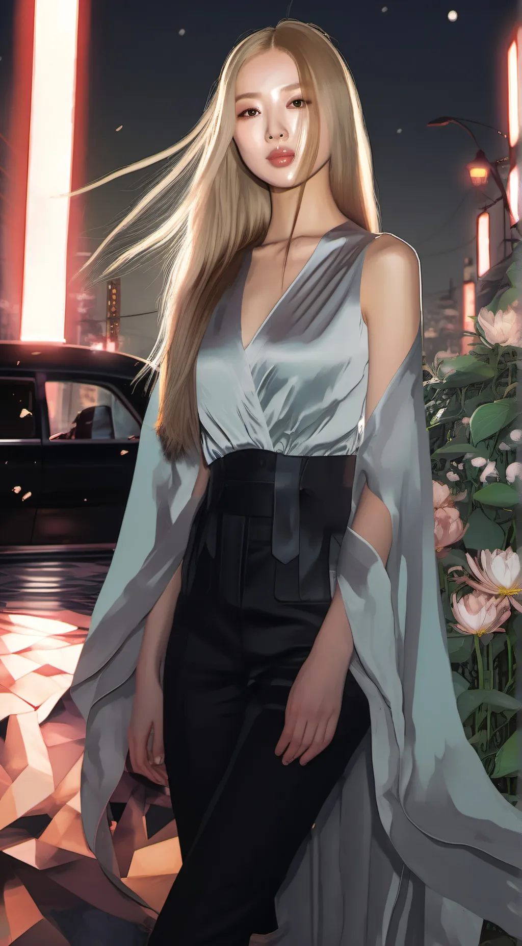 ai character: rosé  background
