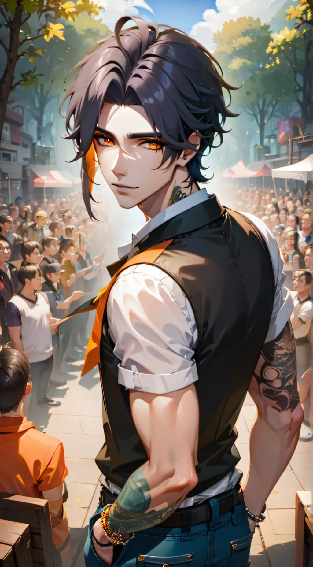 ai character: ❤️Jinn💔 background