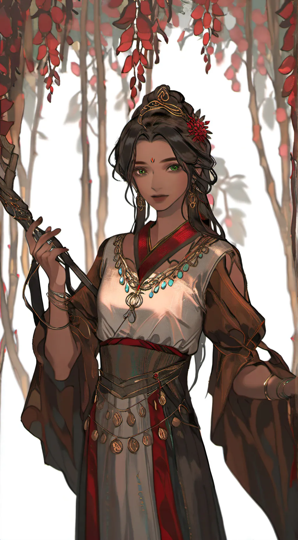 ai character: angel background